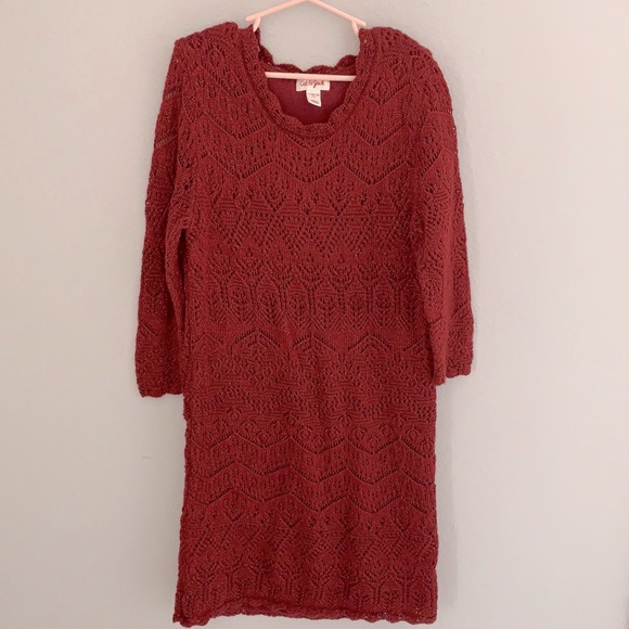 Cat & Jack Other - EUC Cat & Jack Sweater Dress Size: Girls L (10/12)